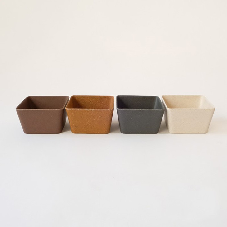 SHESAY RECYCLE Square Plant Pots, Set of 4