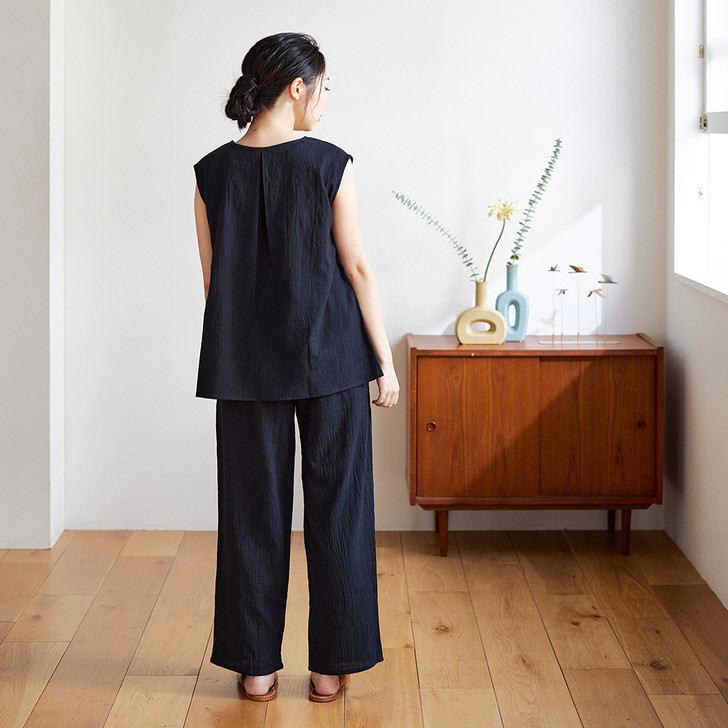SHESAY Cotton Flax Loungewear Pants