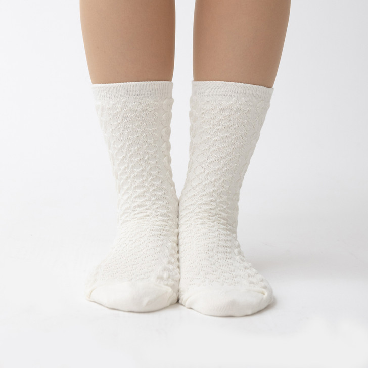 SHESAY Silk Honeycomb Double-Layer Socks