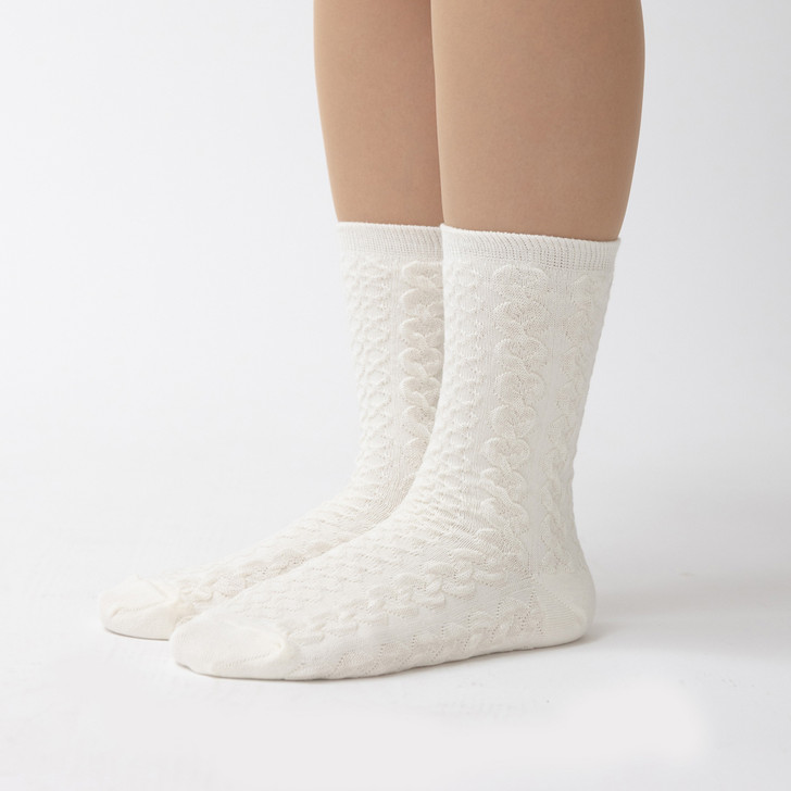 SHESAY Silk Honeycomb Double-Layer Socks