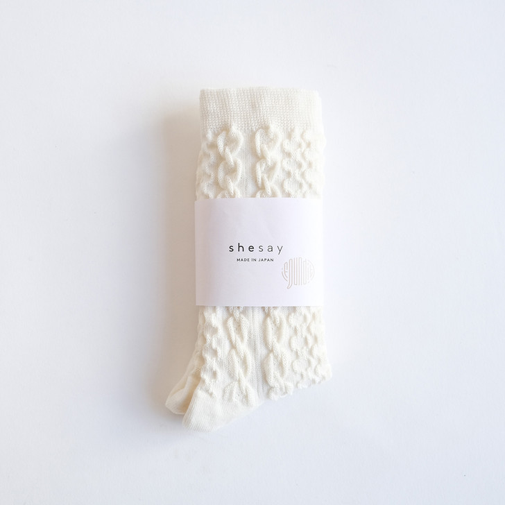 SHESAY Silk Honeycomb Double-Layer Socks