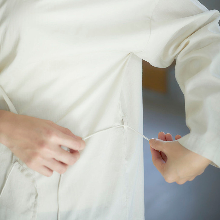 SHESAY Organic Cotton Loungewear Cache-Coeur Blouse