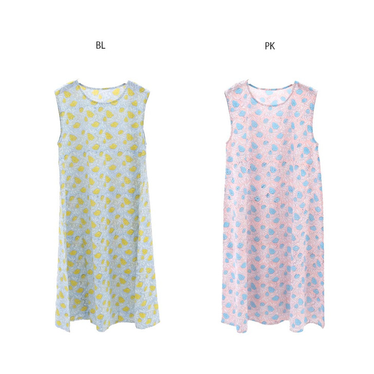 SHESAY Block Print Rosea Loungewear Dress