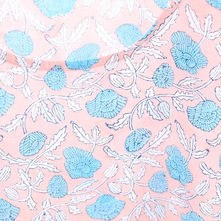 SHESAY Block Print Rosea Loungewear Dress