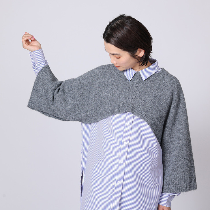 SHESAY Crown Knit 2-way Vest