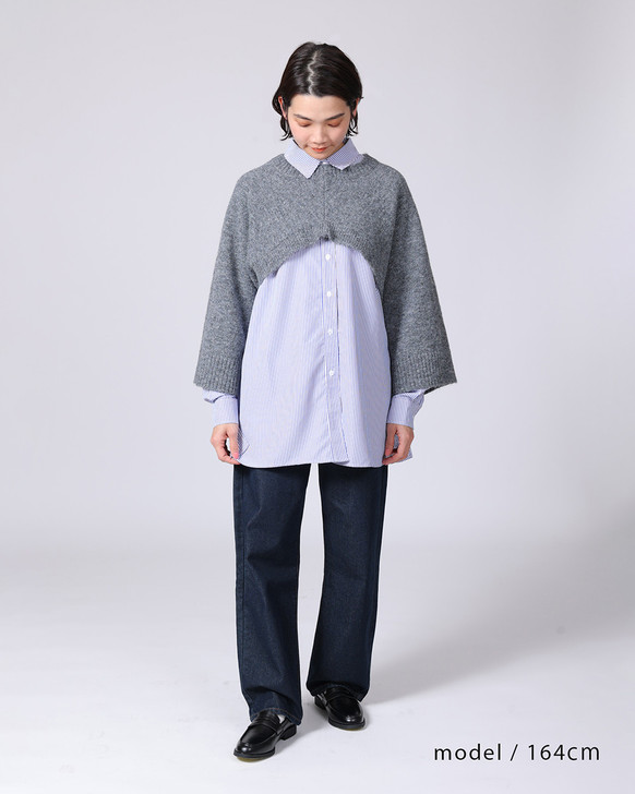 SHESAY Crown Knit 2-way Vest