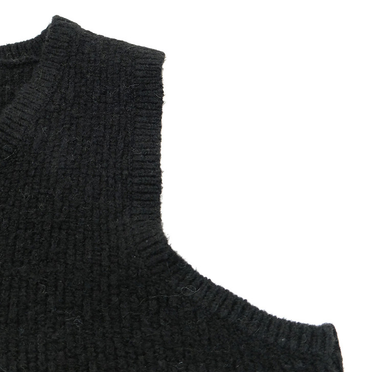 SHESAY Crown Knit Layered Fringed Knit Vest