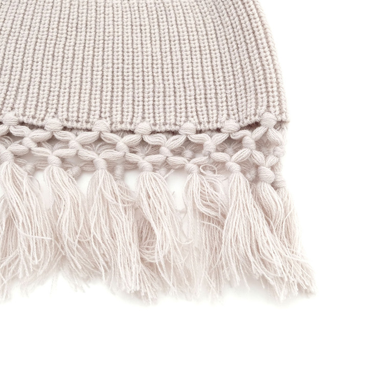 SHESAY Round Poncho with Fringe