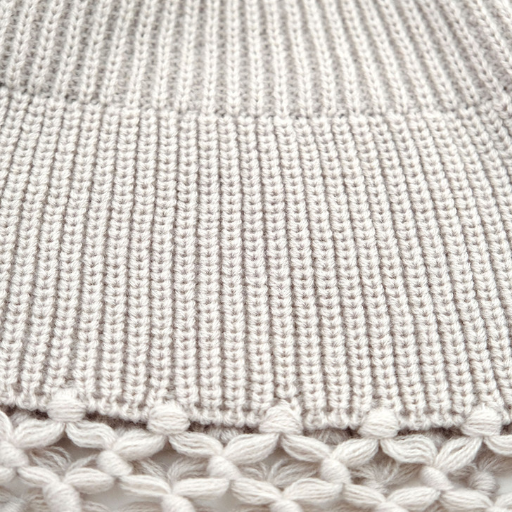 SHESAY Round Poncho with Fringe