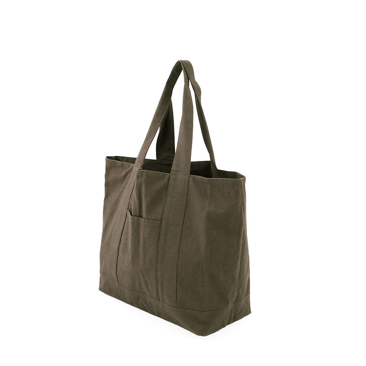 SHESAY Organized Canvas Tote Bag