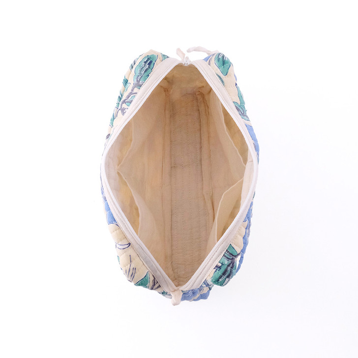 SHESAY Block Print Quilted Pouch Bouquet