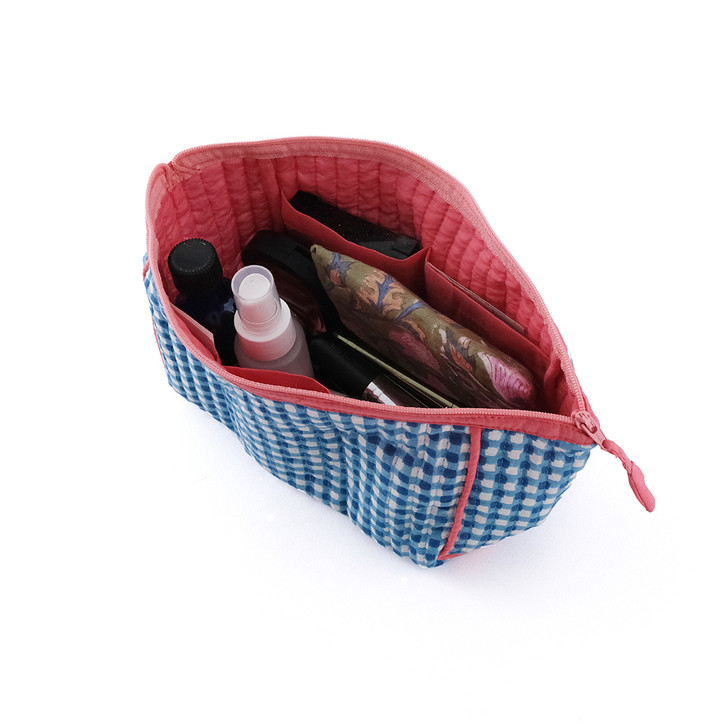 SHESAY Gingham Check Pouch