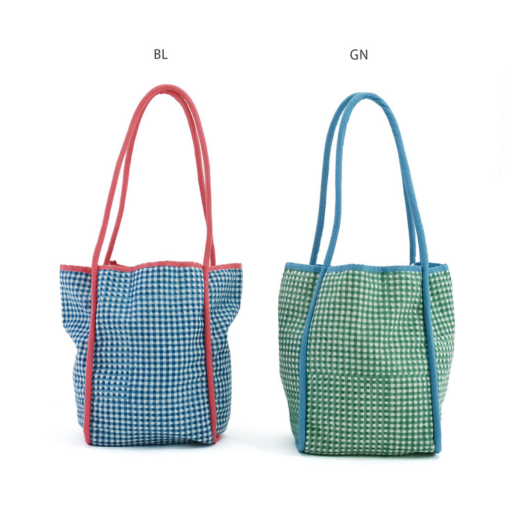 SHESAY Gingham Check Bag
