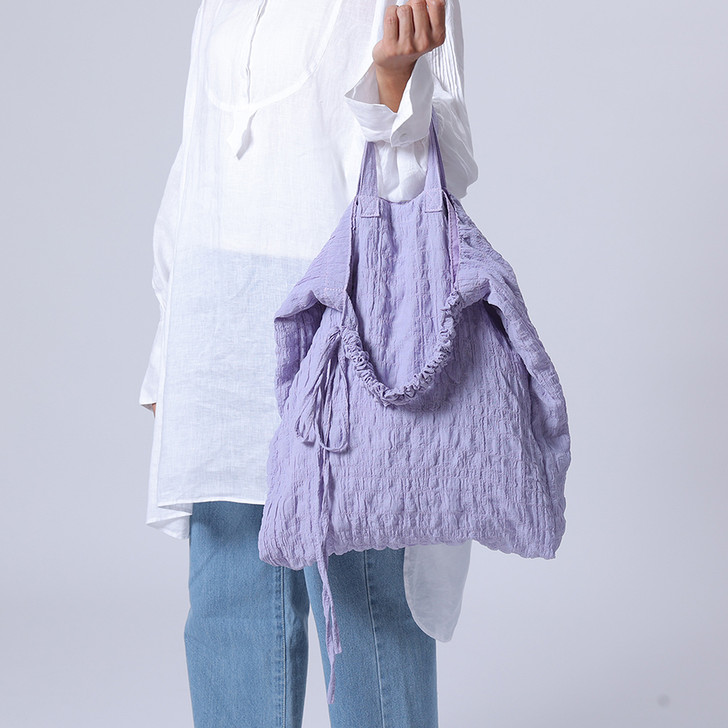 SHESAY Drawstring Gathered Handle Bag