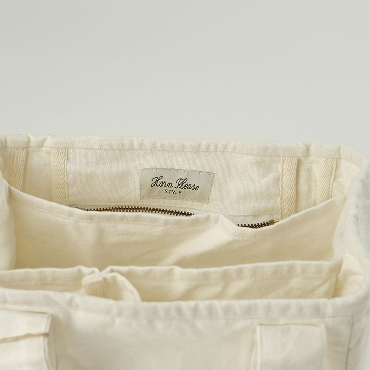 SHESAY Canvas Partition Tote Bag