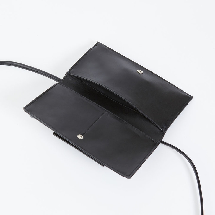 SHESAY Vegan Leather Letter Shoulder Bag