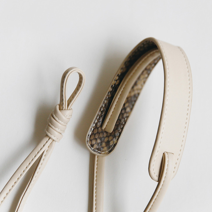 SHESAY Double-faced Pouch Bag with Handle