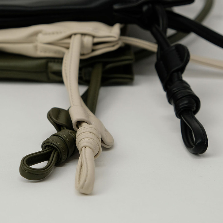 SHESAY Double-faced Pouch Bag with Handle