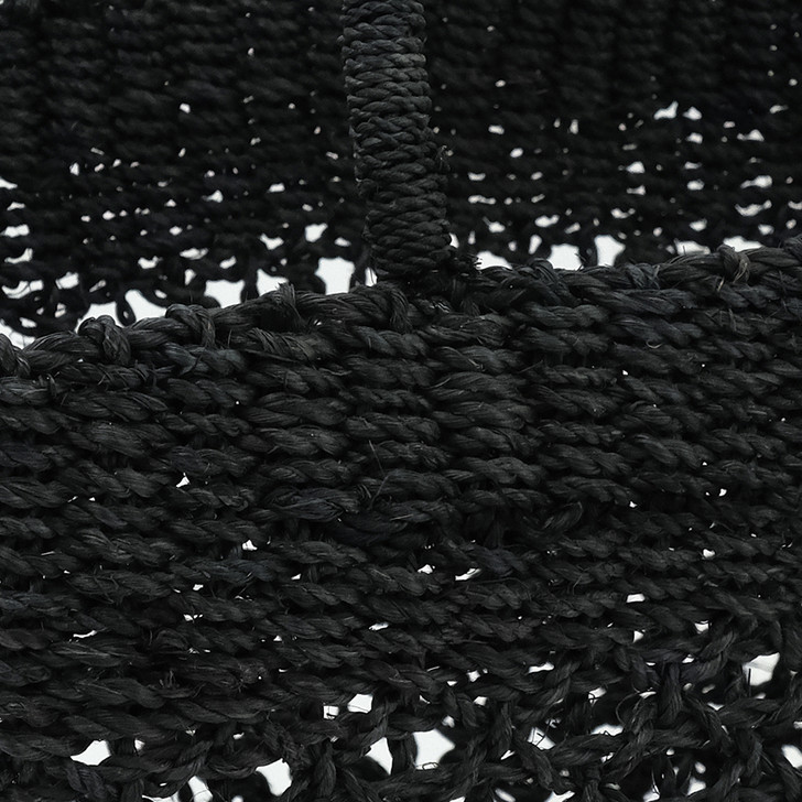 SHESAY Abaca bag with Two-tone Handles