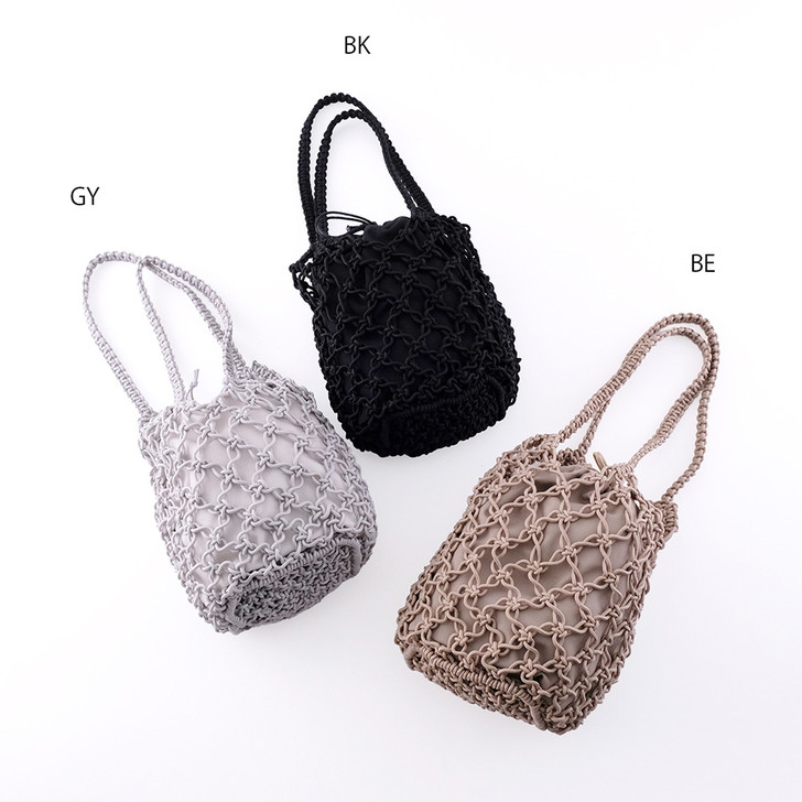 SHESAY Lightweight Rope Mesh Cross Bag