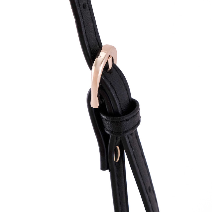 SHESAY Openwork Seagrass Circle Shoulder Bag