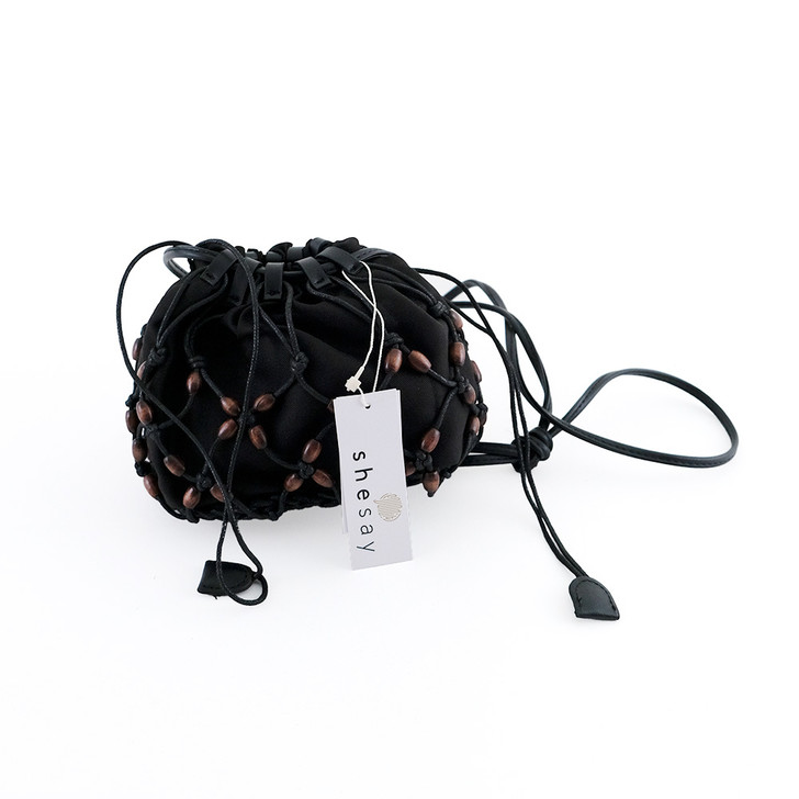 SHESAY Macrame Shoulder Bag 