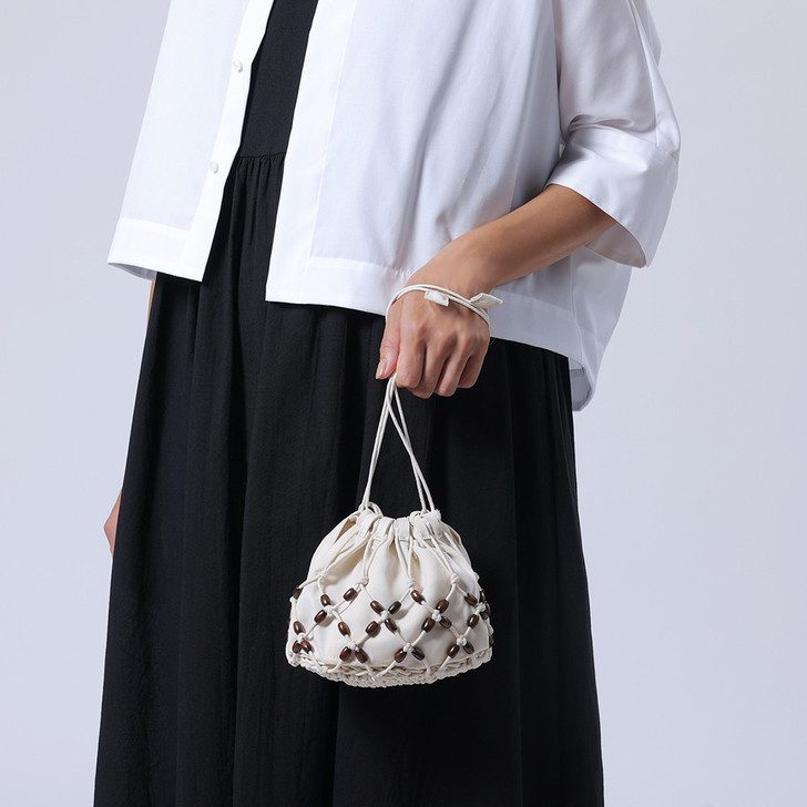 SHESAY Macrame Shoulder Bag 