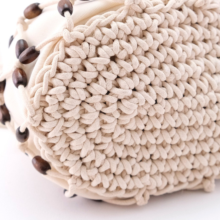 SHESAY Macrame Shoulder Bag 