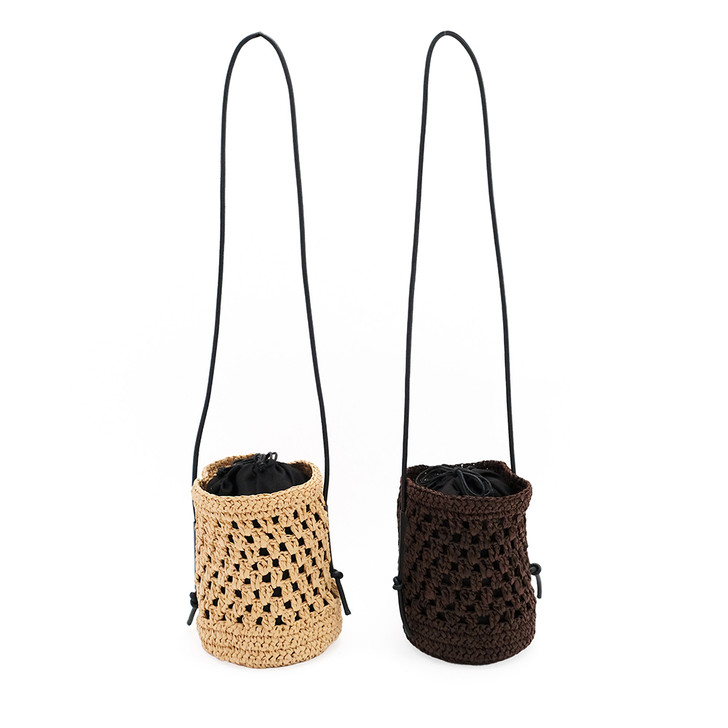 SHESAY Paper Cord Shoulder Bag
