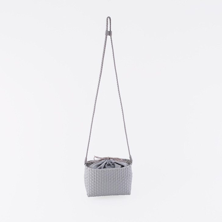 SHESAY Small Mercado Woven Shoulder Bag