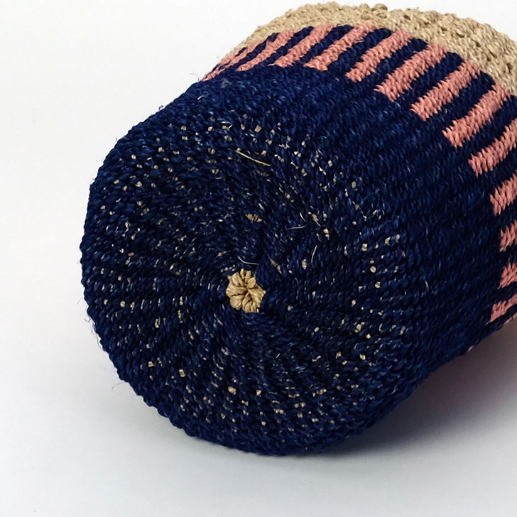 SHESAY Abaca Striped Mini Bag