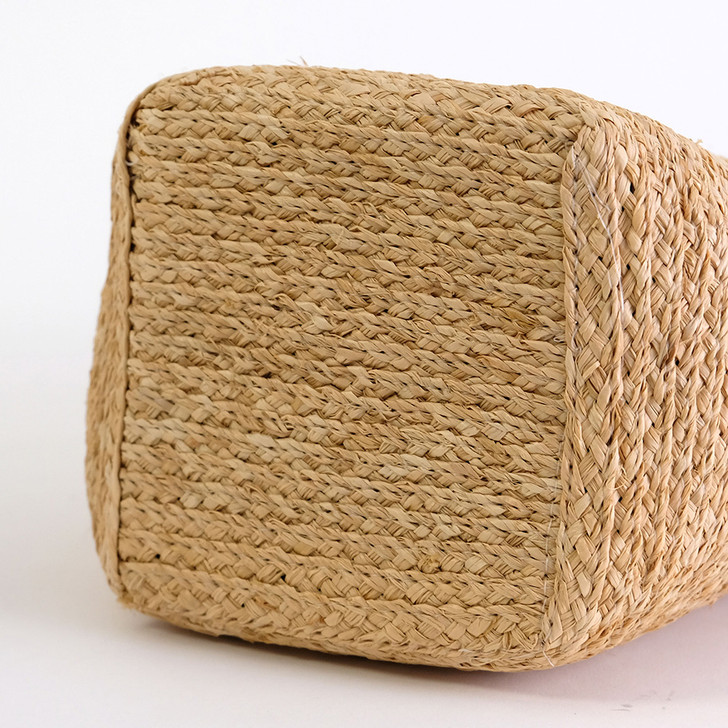 SHESAY Basic Raffia Braid Handbag