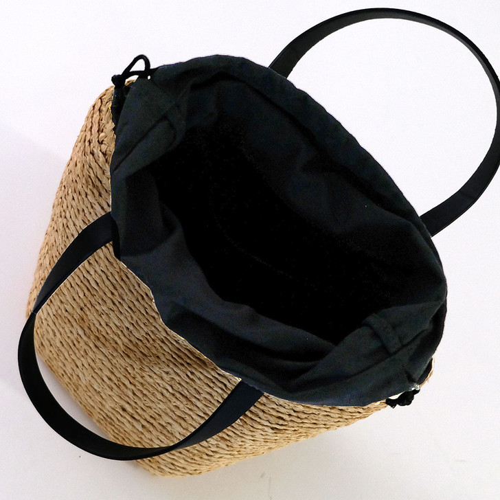 SHESAY Basic Raffia Braid Handbag