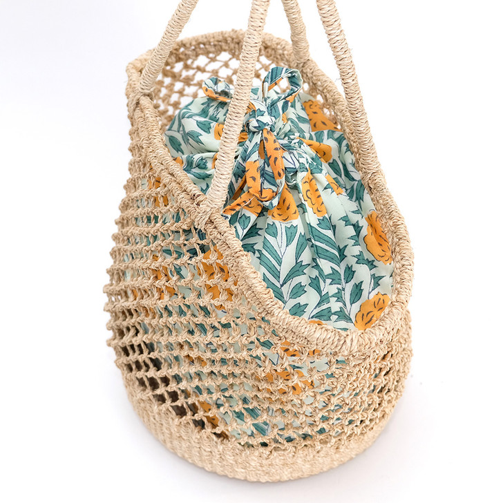 SHESAY Abaca Openwork Bag
