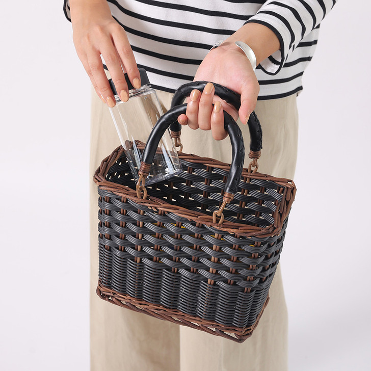 SHESAY Square Basket Bag