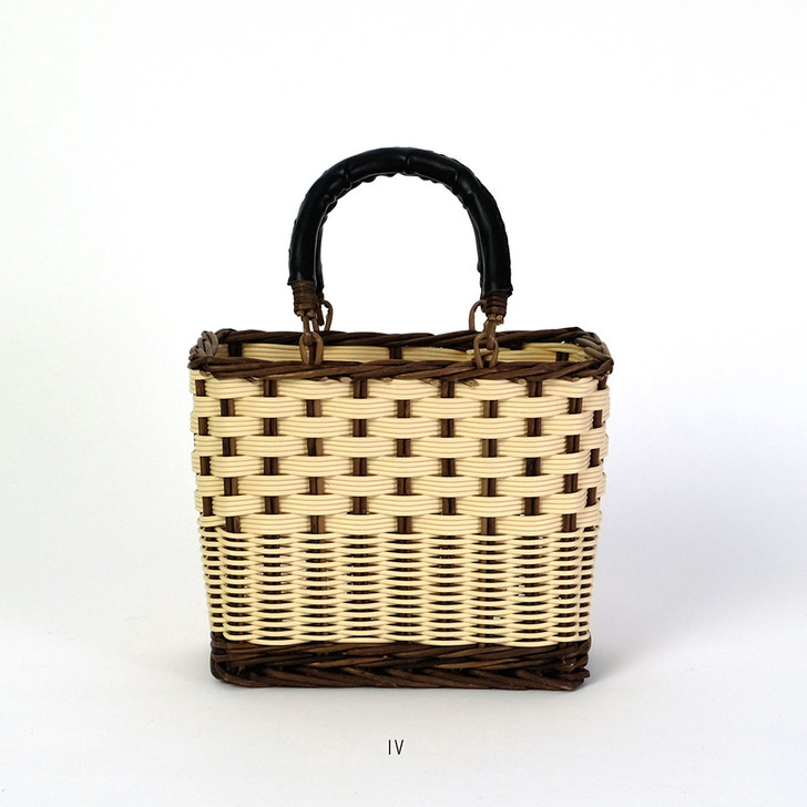 SHESAY Square Basket Bag