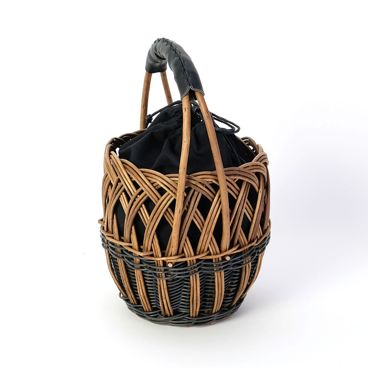 SHESAY Round Basket Bag