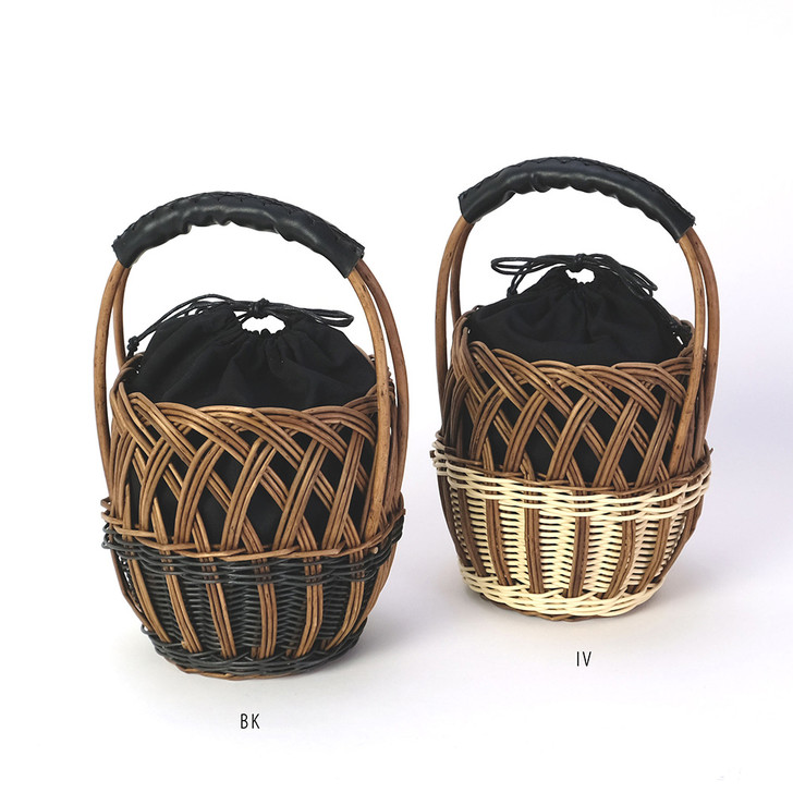 SHESAY Round Basket Bag