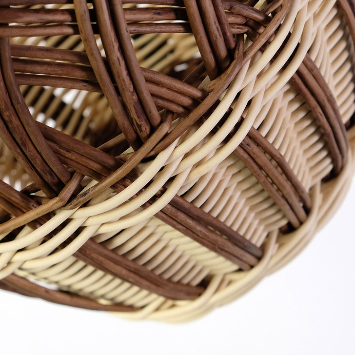 SHESAY Round Basket Bag
