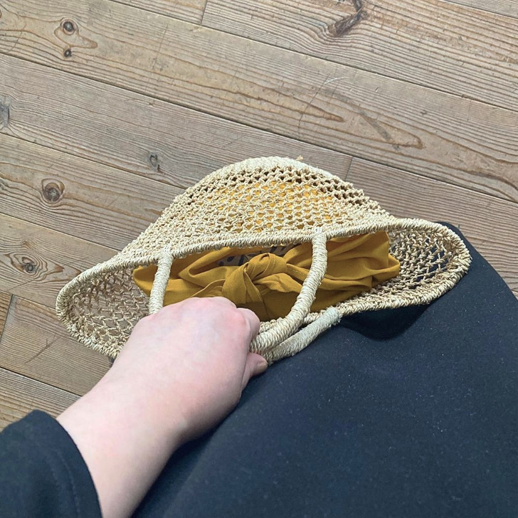 SHESAY Foldable Linen-cotton Shoulder Bag