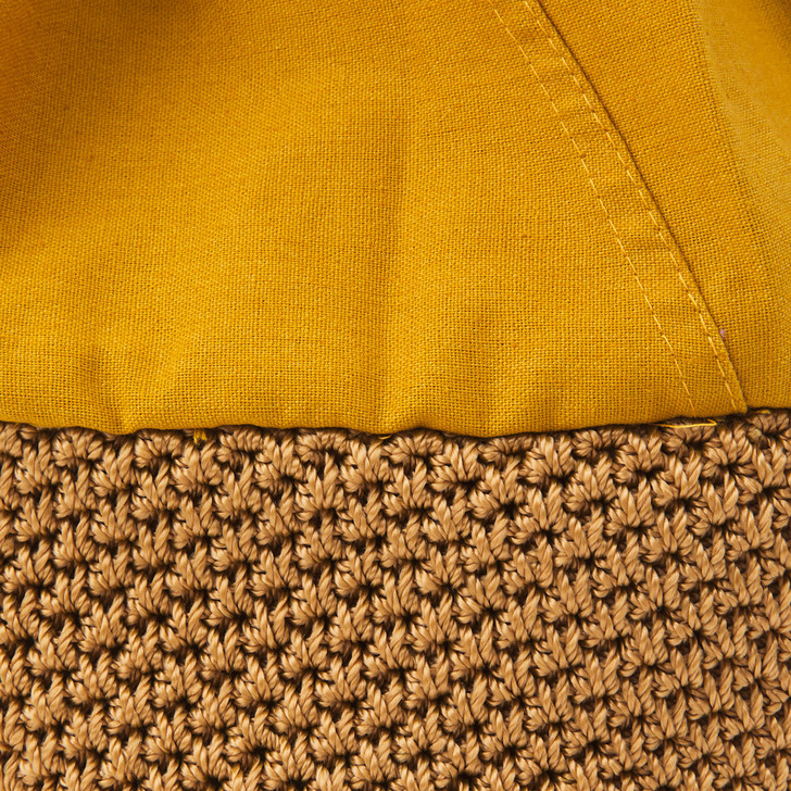 SHESAY Foldable Linen-cotton Shoulder Bag