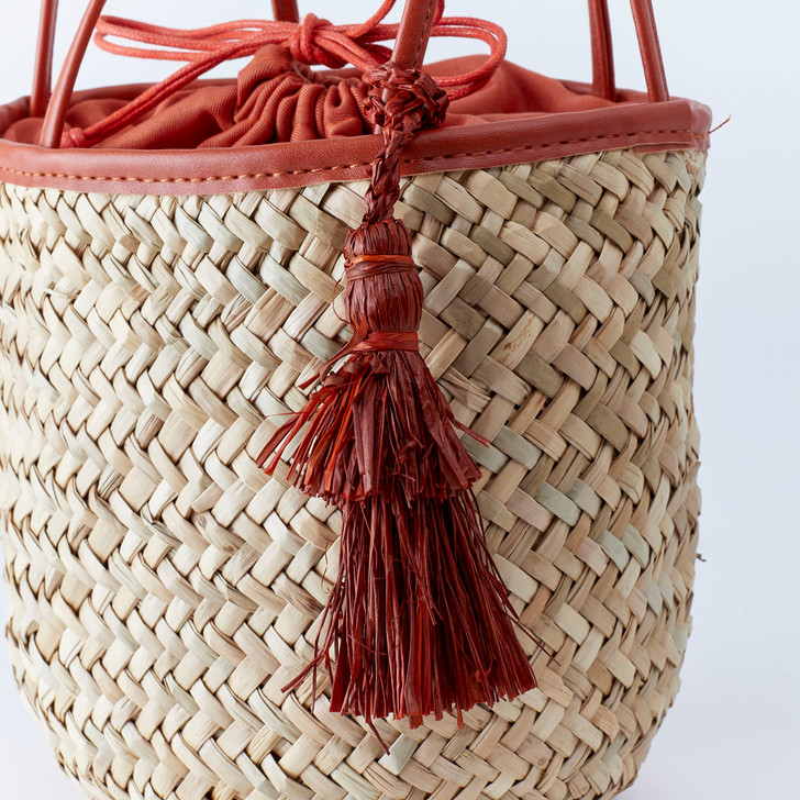 SHESAY Seagrass Color Line Bag