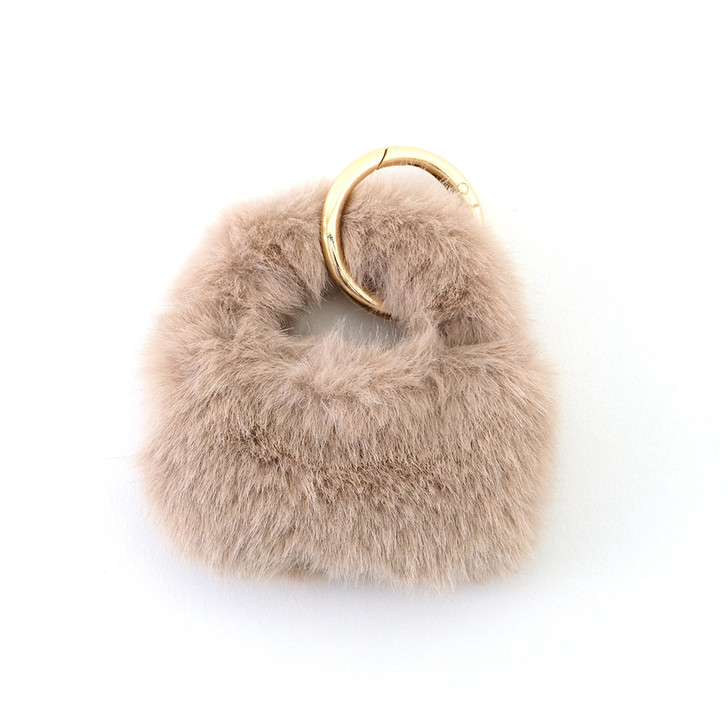 SHESAY Palm-sized Fur Bag Charm