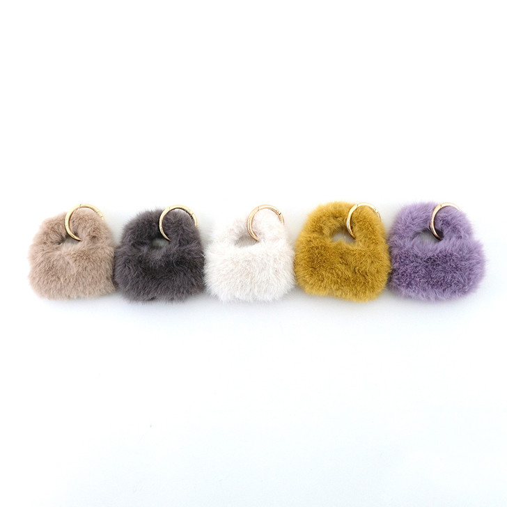 SHESAY Palm-sized Fur Bag Charm