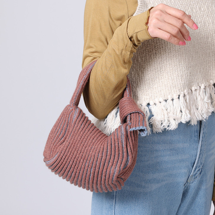 SHESAY Knit Rib Bag