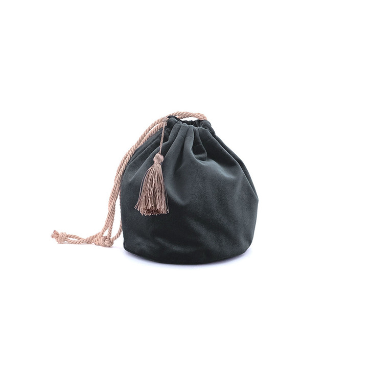 SHESAY Velour Pouch Bag
