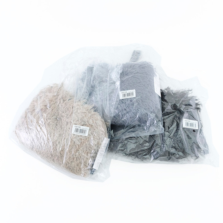 SHESAY Wavy Fur 2-way Pouch Bag