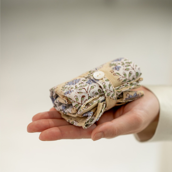 SHESAY Block Print Sub Bag Portulaca