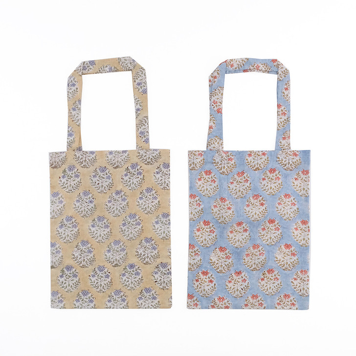 SHESAY Block Print Sub Bag Portulaca