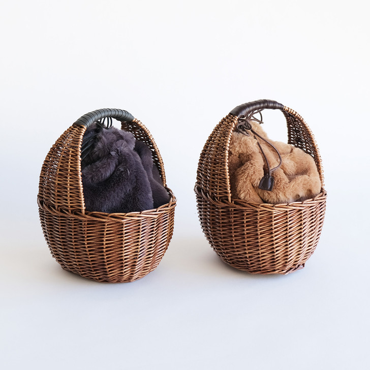 SHESAY Willow Basket Bag 